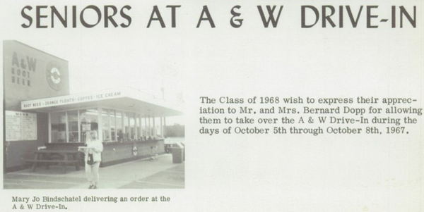 A&W Restaurant - Vintage A Ad W Outlets Of Unknown Address In Michigan 1960S (newer photo)